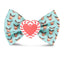 Bowtie Teal Reindeer Bowtie by Life for Pawz – Handmade for pets