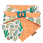 Dog bandana Cactus & Orange Gingham Reversible Dog Bandana with Bone Clasp - Life for Pawz - Bone Clasp