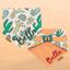 Dog bandana Cactus & Orange Gingham Reversible Dog Bandana with Bone Clasp - Life for Pawz - Bone Clasp