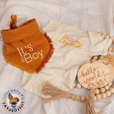 Dog & Baby Sets Future Legend Set by Life for Pawz – Handmade for pets