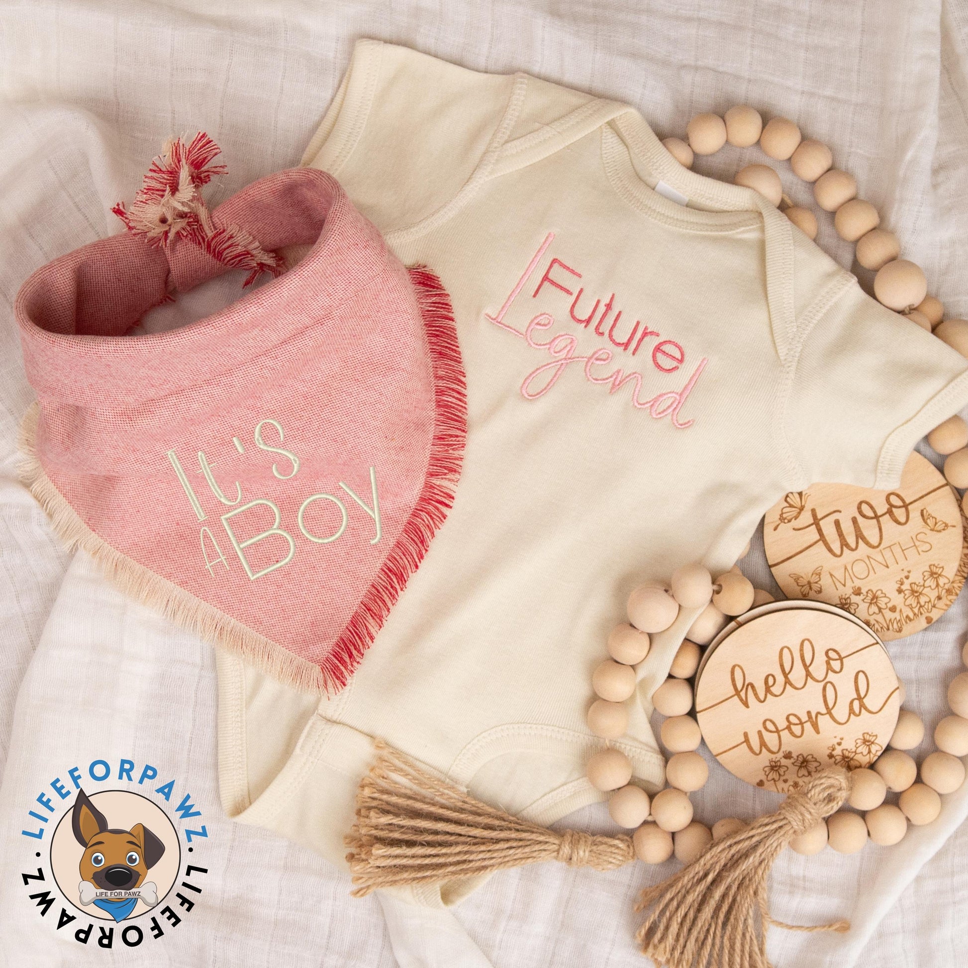 Dog & Baby Sets Future Legend Set by Life for Pawz – Handmade for pets