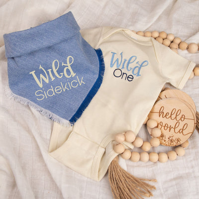 Dog & Baby Sets Wild One Set by Life for Pawz – Handmade for pets