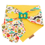 Dog bandana Fiesta & Yellow Dog Bandana – Reversible with Bone Clasp - Life for Pawz - Bone Clasp