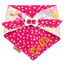 Dog bandana Flamingo & Pink Dot Dog Bandana - Life for Pawz - Bone Clasp