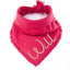 Flannel Bandanas Hot Pink Houndstooth by Life for Pawz – Handmade for pets
