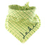 Flannel Bandanas Lime Green Grid by Life for Pawz – Handmade for pets
