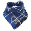 Flannel Bandanas Navy Blue Plaid by Life for Pawz – Handmade for pets