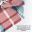 Flannel Bandanas Teal & Rust Plaid by Life for Pawz – Handmade for pets