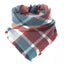 Flannel Bandanas Teal & Rust Plaid by Life for Pawz – Handmade for pets