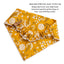 Dog bandana Golden Floral Embroidered Scrunchie Dog Bandana - Life for Pawz - 