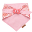 Dog bandana Pink Cowgirl & Gingham Personalized Reversible Dog Bandana - Life for Pawz - Bone Clasp