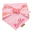 Dog bandana Pink Cowgirl & Gingham Personalized Reversible Dog Bandana - Life for Pawz - Bone Clasp
