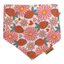 Dog bandana Reversible Chocolate Strawberry Dog Bandana - Life for Pawz - Bone Clasp