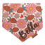 Dog bandana Reversible Chocolate Strawberry Dog Bandana - Life for Pawz - Bone Clasp
