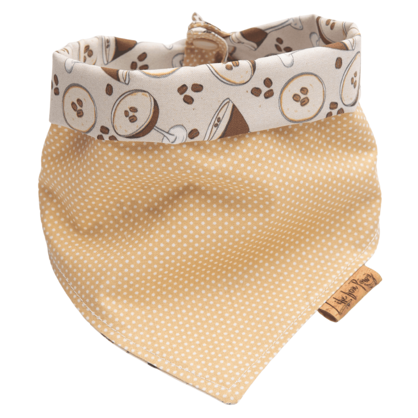 Dog bandana Reversible Espresso Martini Dog Bandana - Life for Pawz - Reversible Dog Bandana