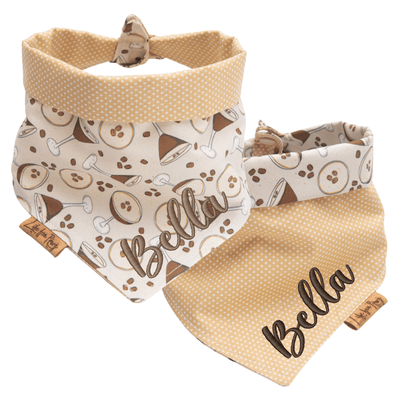 Dog bandana Reversible Espresso Martini Dog Bandana - Life for Pawz - Reversible Dog Bandana