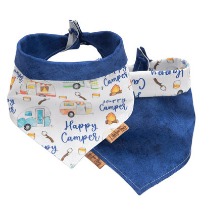 Dog bandana Reversible Happy Camper Dog Bandana - Life for Pawz - Reversible Dog Bandana