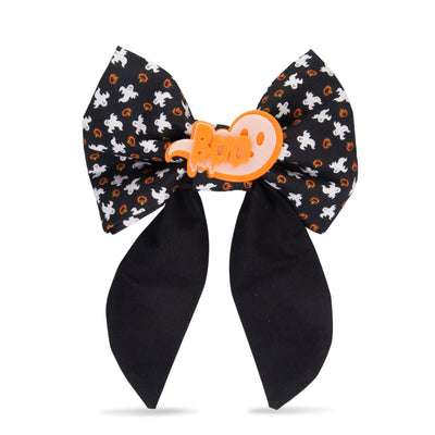 Sailor Bow Black Ghost Boo Bow by Life for Pawz – Handmade for pets