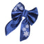 Sailor Bow Blue Velvet Dog Snowflake Sailor Bow by Life for Pawz – Handmade for pets