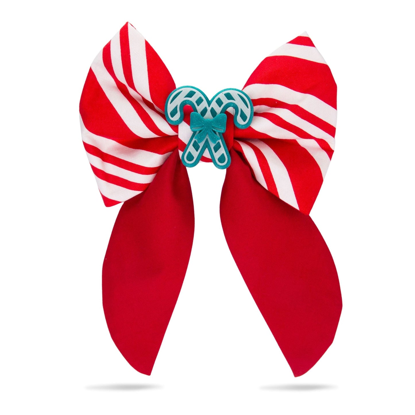 Sailor Bow Candy Cane Stripe Sailor Bow by Life for Pawz – Handmade for pets