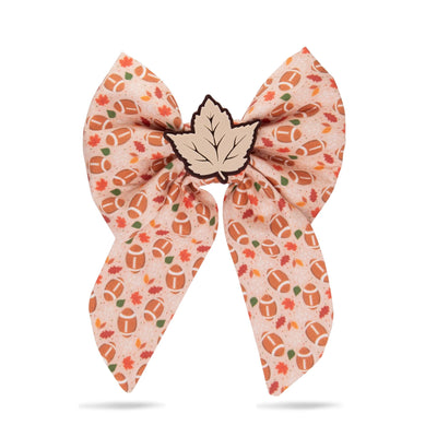 Sailor Bow Fall Football Sailor Bow by Life for Pawz – Handmade for pets
