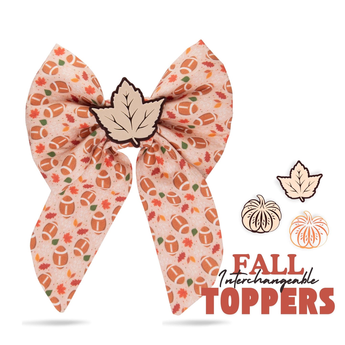 Sailor Bow Fall Football Sailor Bow by Life for Pawz – Handmade for pets