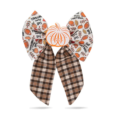 Sailor Bow Fall Football Text Sailor Bow by Life for Pawz – Handmade for pets