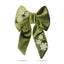 Sailor Bow Festive Dog Bow - Green Velvet by Life for Pawz – Handmade for pets