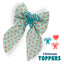 Sailor Bow Gingerbread Holiday Sailor Bow by Life for Pawz – Handmade for pets