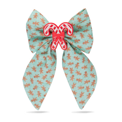 Sailor Bow Gingerbread Holiday Sailor Bow by Life for Pawz – Handmade for pets