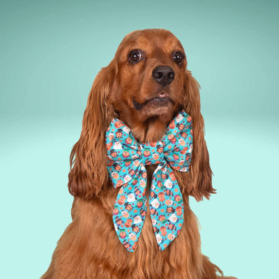 Sailor Bow Halloween Faces Sailor Bow by Life for Pawz – Handmade for pets