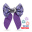 Sailor Bow Purple Boo Halloween Bow by Life for Pawz – Handmade for pets