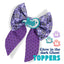 Sailor Bow Purple Boo Halloween Bow by Life for Pawz – Handmade for pets