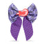 Sailor Bow Purple Boo Halloween Bow by Life for Pawz – Handmade for pets