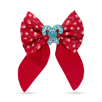 Sailor Bow Red Christmas Sailor Bow by Life for Pawz – Handmade for pets