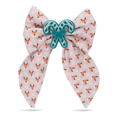 Sailor Bow Reindeer Holiday Sailor Bow by Life for Pawz – Handmade for pets
