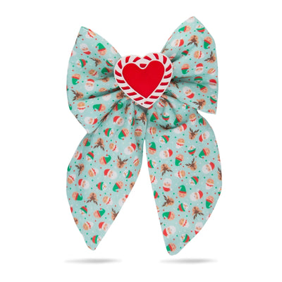 Sailor Bow Santa & Reindeer Sailor Bow by Life for Pawz – Handmade for pets