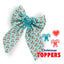 Sailor Bow Teal Reindeer Sailor Bow by Life for Pawz – Handmade for pets