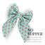 Sailor Bow Teal Reindeer Sailor Bow by Life for Pawz – Handmade for pets