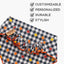 Scrunchie Bandanas Autumn Gingham by Life for Pawz – Handmade for pets