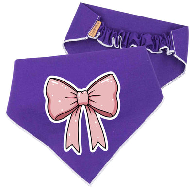 Scrunchie Bandanas Bow Scrunchie Bandana by Life for Pawz – Handmade for pets