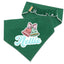 Scrunchie Bandanas Christmas Bells Scrunchie Dog Bandana by Life for Pawz – Handmade for pets
