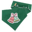 Scrunchie Bandanas Christmas Bells Scrunchie Dog Bandana by Life for Pawz – Handmade for pets