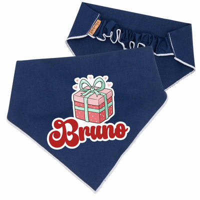 Scrunchie Bandanas Christmas Gift Box Scrunchie Dog Bandana by Life for Pawz – Handmade for pets