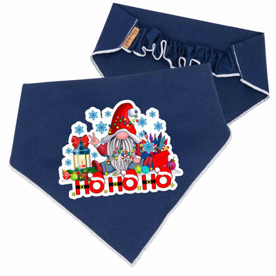 Scrunchie Bandanas Christmas Gnome HO HO HO Scrunchie Bandana by Life for Pawz – Handmade for pets