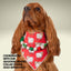 Scrunchie Bandanas Christmas Sheep by Life for Pawz – Handmade for pets