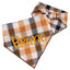 Scrunchie Bandanas Golden Plaid by Life for Pawz – Handmade for pets
