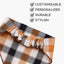 Scrunchie Bandanas Golden Plaid by Life for Pawz – Handmade for pets