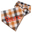 Scrunchie Bandanas Golden Plaid by Life for Pawz – Handmade for pets