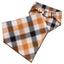 Scrunchie Bandanas Golden Plaid by Life for Pawz – Handmade for pets